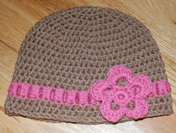Gracie Hat with Bow or Flower - Petals to Picots