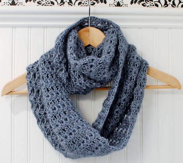 crochet circle scarf pattern
