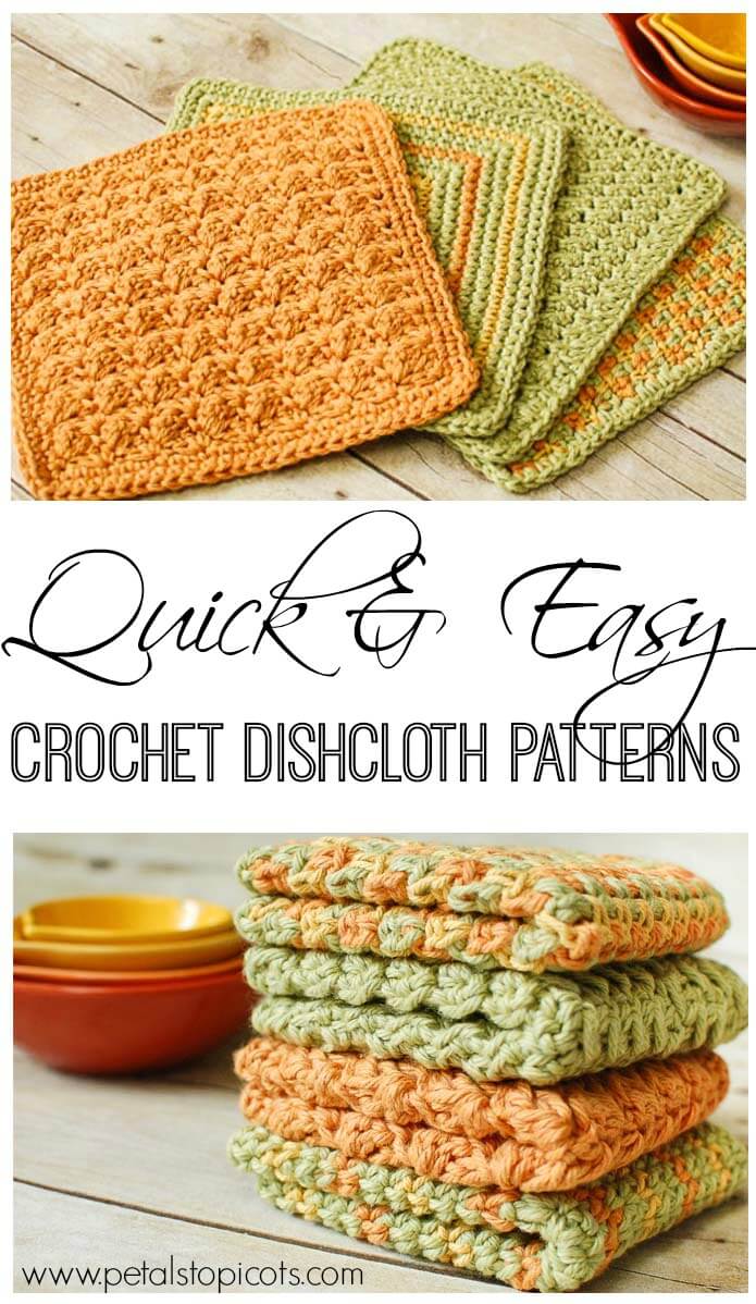 Quick And Easy Crochet Dishcloth Pattern Dishcloth Cr - vrogue.co