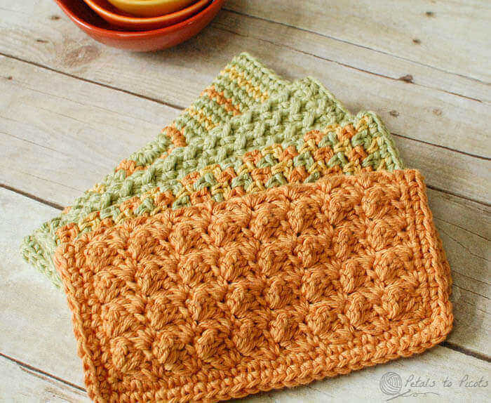 Sweet Honey Crochet Dishcloths Free Patterns - Your Crochet