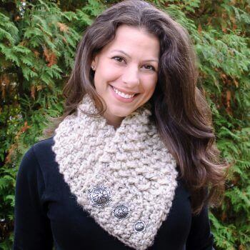 Quick and Comfy Crochet Scarf Pattern - Petals to Picots