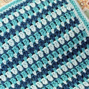Sea Glass Crochet Afghan Pattern | www.petalstopicots.com | #crochet #afghan #blanket #pattern