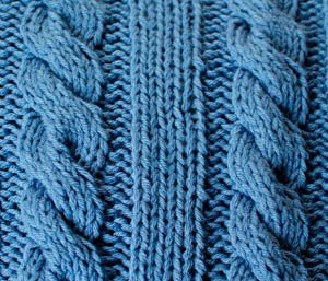 Cables and Columns Free Knit Blanket Pattern - Petals to Picots
