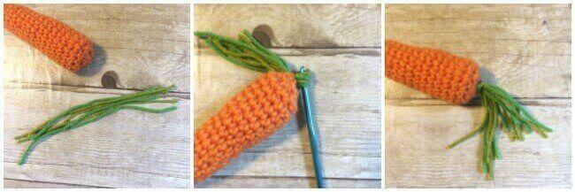 Crochet Carrot Pattern | www.petalstopicots.com | #crochet #fiber